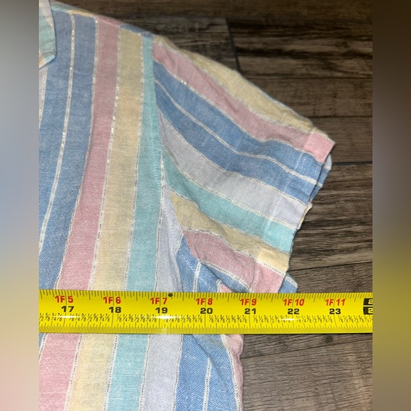 Rails Linen Top Medium EUC - Picture 6 of 6